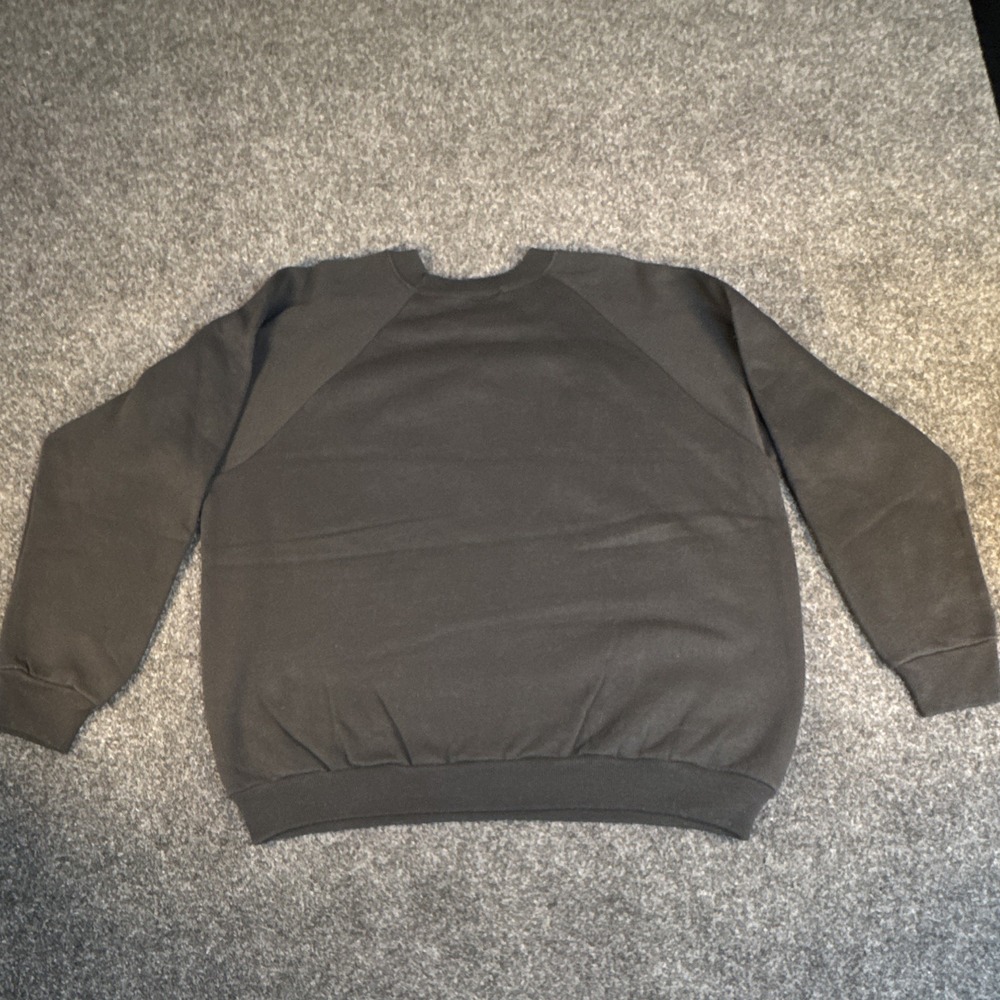 Hanes Womens Fleece Crewneck Pullover Sweatshirt Black L Santa Graphic (1312) - Picture 12 of 13